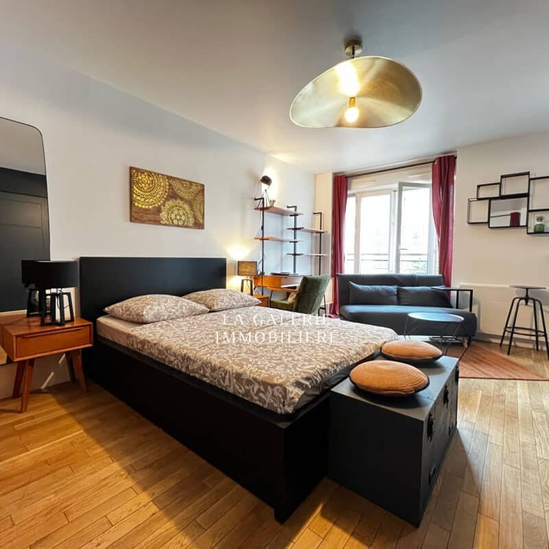 Location meublée – Studio 28,50m² et cave à Puteaux (92800)