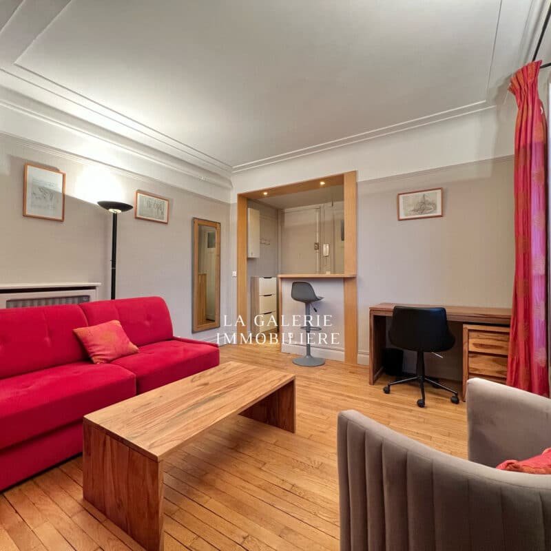 Location meublée – 2 pièces 29,18m² avec vue dégagée à Paris (75016)