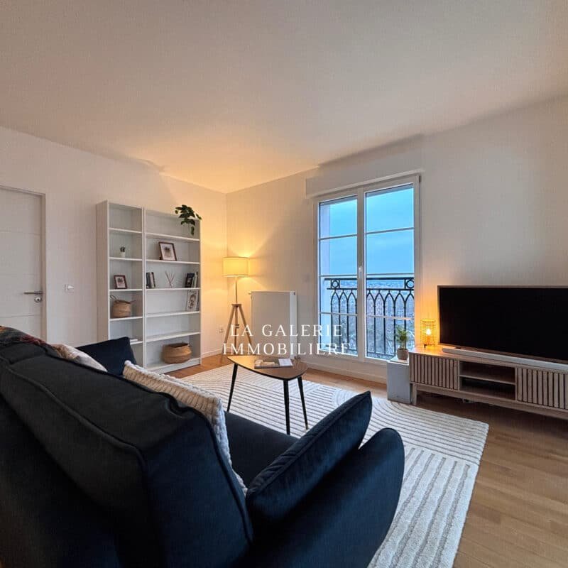 Location meublée – 4 pièces 89m², loggias et parking à Puteaux (92800)