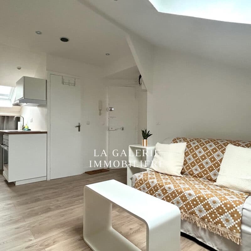 Location meublée – Studio 18 m² et cave à Suresnes (92150)